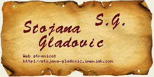 Stojana Gladović vizit kartica